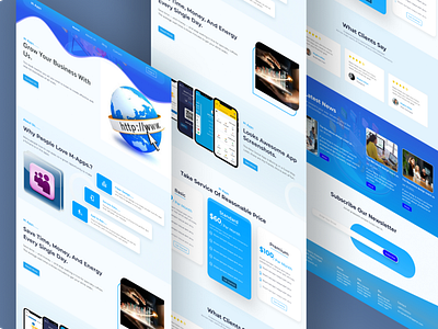 Besiness website design graphic design landing page ui ux website