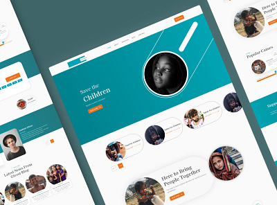 Donation Website app design figma graphic design landing page ui ui design ui ux ux web design website