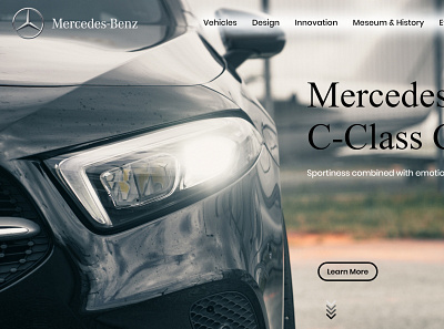 Benz branding design illustration ui ux web website