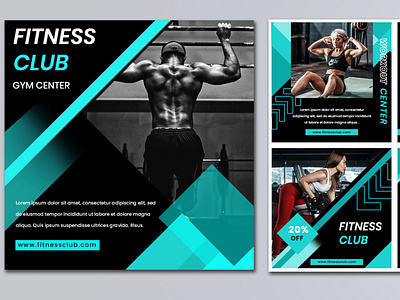 Fitness Club Post Design