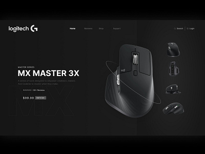 Logitech Landing Page app branding figma design figma ui design graphic design landing page mobile design product design ui uiux uiux design ux ui design web design website