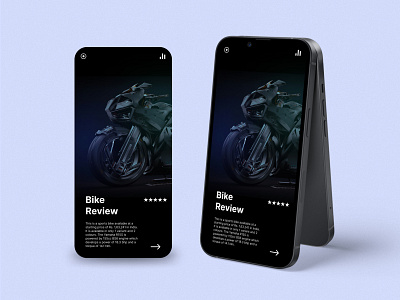 Bike Review App Ui app branding design figma design graphic design landing page product design ui ui design uiux uiux design ux ui design web design website uiux design