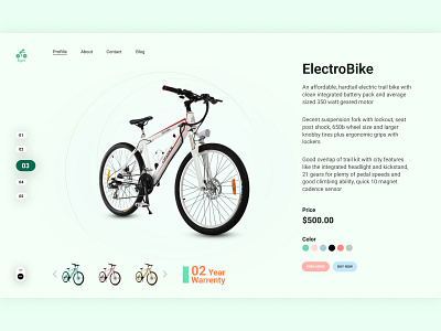 Concept: Electric bicycle selling website app branding branding landing page figma design figma ui design graphic design landing page product design ui uiux web design website uiux