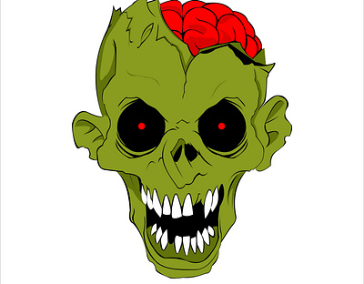 Zombie coreldraw vector vectorart zombie zombie vector ıllustration