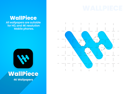 WallPiece - 4K Wallpapers app design graphic design illustration logo motion graphics ui