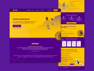 Web Design Invest Gold casestudy ui uiuxdesign ux webdesign