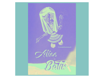 Alice in Batik 2.0 design illustration