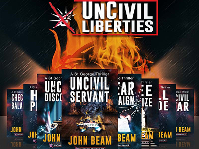 UnCivil Liberties Book Series Cover Designs book cover book cover design design ebook cover graphic design