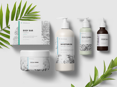 Melaleuca Packaging beauty products branding concept melaleuca natural nature packaging rebrand skin care wellness
