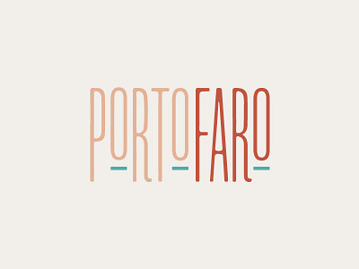 PortoFaro branding food italian logo restaurant seafood typography