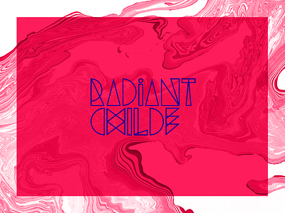 Radiant Childe 02 bold branding colorful funky geometric lifestyle logo marble radiant rc