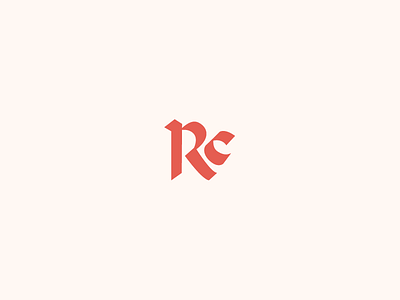 RC apparel blackletter branding childe lifestyle logo monogram noble radiant rc tbt typography