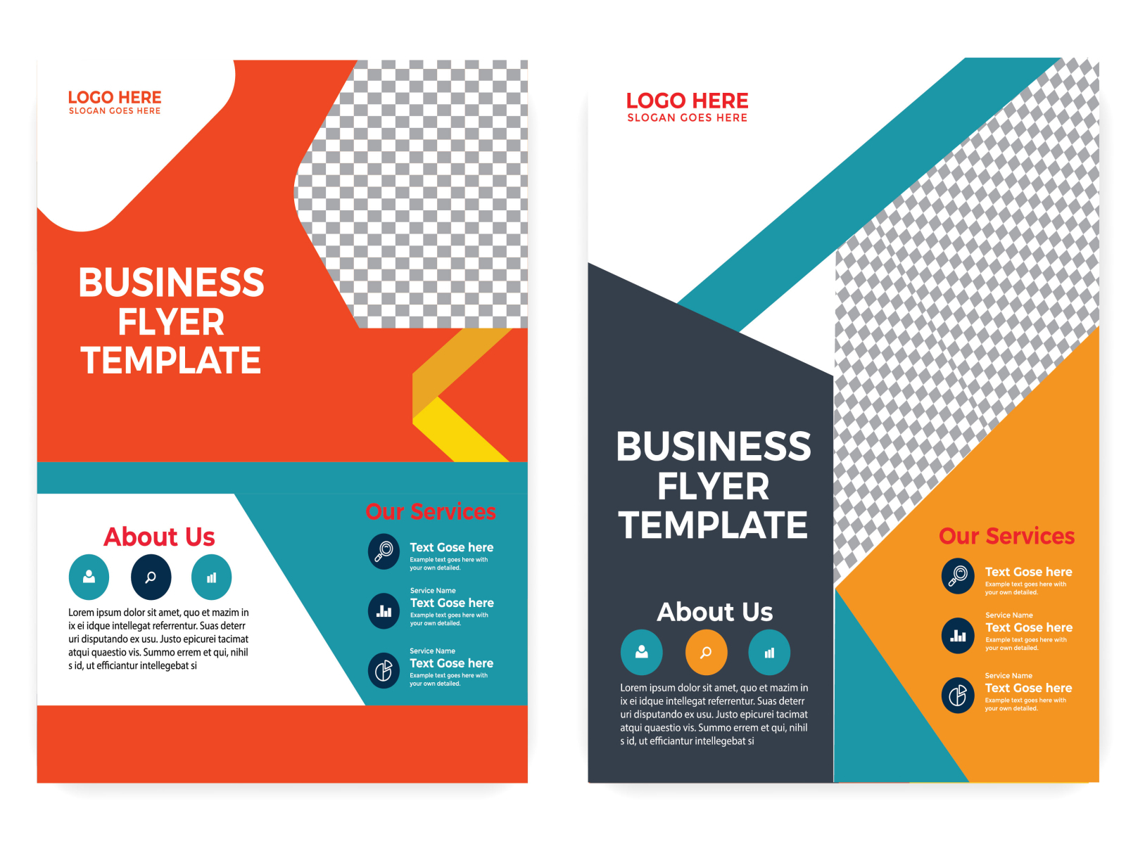 brochure design a4 template, Vector illustration by atikartist56 on ...