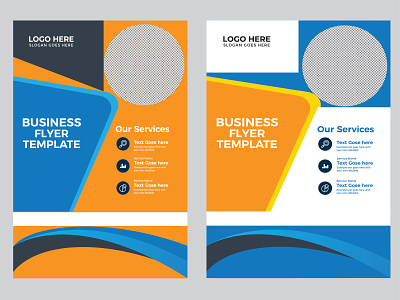 flyer, brochure design a4 template design graphic design print set
