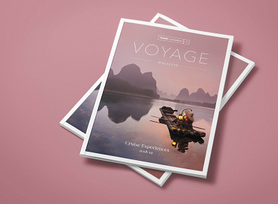 Voyage | Travel Magazine brochure design brochure mockup design for travel editorial design layoutdesign magazine cover magazine design travel brochure travel magazine typography design