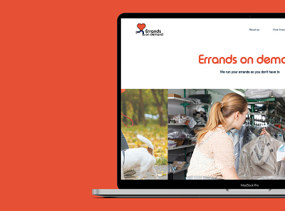 Errands On Demand | Web Design branding branding and identity eccleston.agency mobileweb responsive smallbusiness webdesign website concept website design websitemockup
