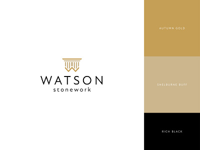 Watson Stonework | Logo Design | Rebrand branding branding and identity eccleston.agency logo logodesign logotype rebrand rebranding