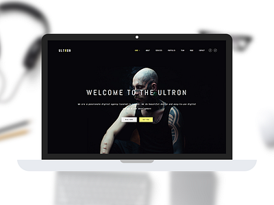 Ultron | Creative Agency Portfolio Responsive Site Template agency bootstrap css html5 portfolio responsive