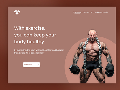 Gym Healty Website Design