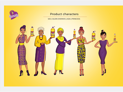 Mamador Product Character Design brand identity character design product design social media design