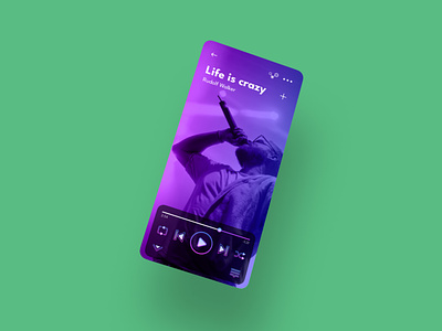 Music player UI idea app design dai dailyui design mobileui player ui