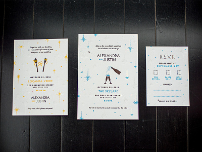 A&J Wedding Invites