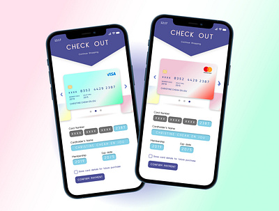 002 - Daily UI Challenge (Credit Card Checkout) 3d animation branding design graphic design illustration logo motion graphics ui ux vector