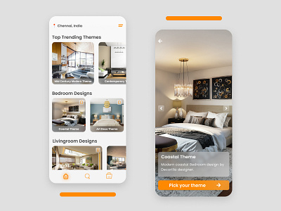 UI Interior Designs App app design ui ui design uiux ux