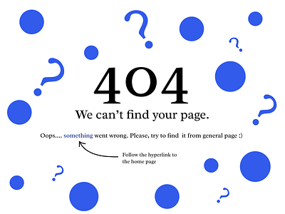 404 error for the PC version "Something" app app browser design pc