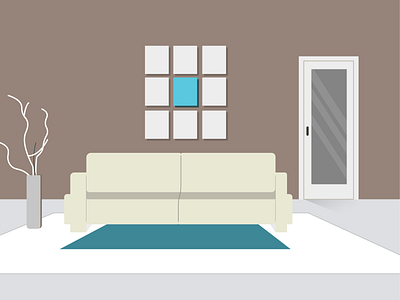 Interior minimalism design graphic design illustration interior minimalism vector