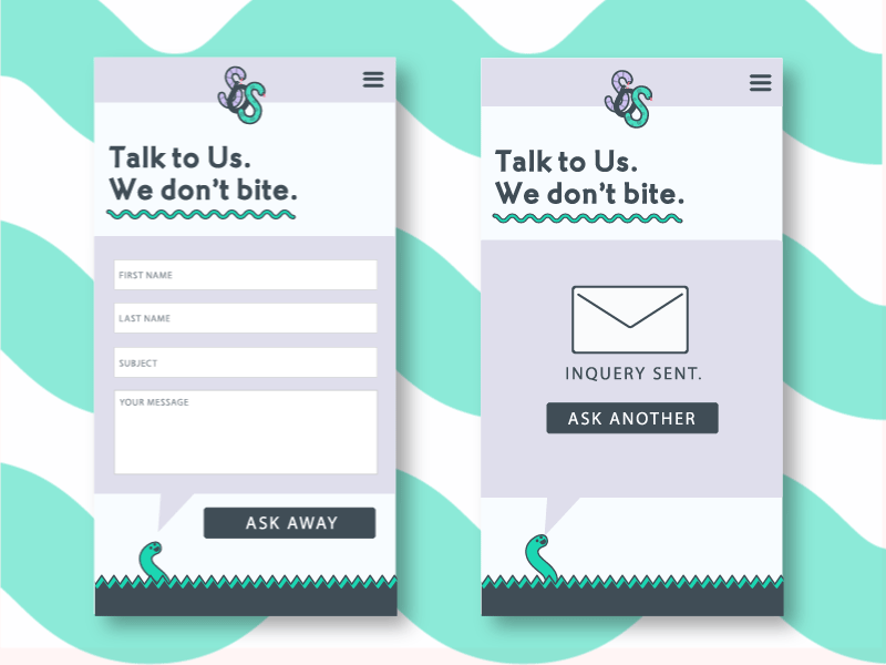 Stay Out of the Grass! (Responsive contact form)