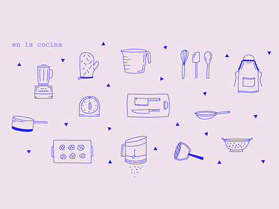 In the Kitchen Icons icon design icon set icons illustrated illustration sketchy