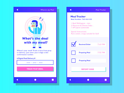 Meal Delivery App Concept