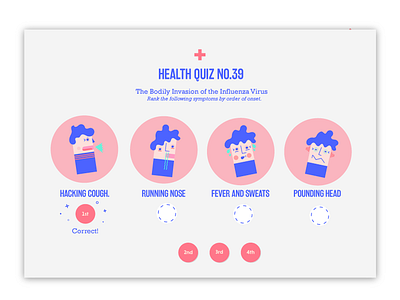 Health Quiz faces geometric icon design icons illustration ui