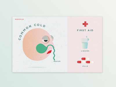 The Common Cold cold dropshadows faces geometric gradient illustration textures ui design vintage