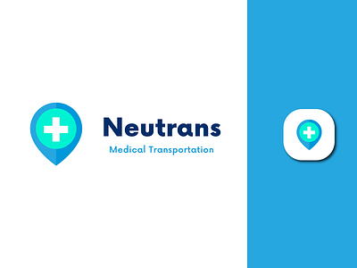 Neutrans logo design app branding care clinic design health logo healthcare hospital icon logo logo design logo mark logo trends 2021 logotype medical medicine modern pharmacy symbol transportation