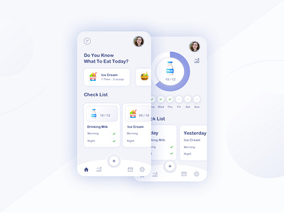 Food Plan App concept uidesign userinterface uxui