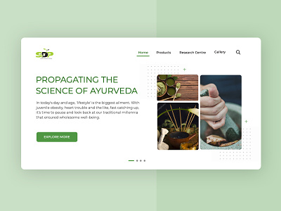 Website Redesign | Ayurveda redesign ui uidesign uiux website website concept website design