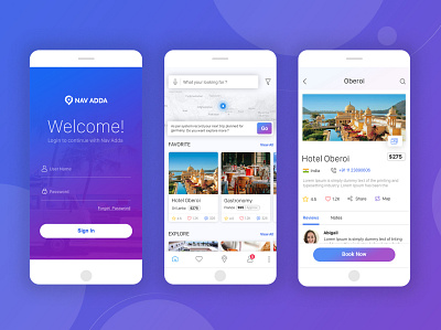 Mobile App | Hotel Booking mobile app mobile app design ui uiuxdesign