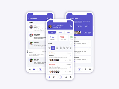 Task Management - Mobile App ui uidesign uiux