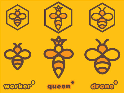 Bee Logo Set 2