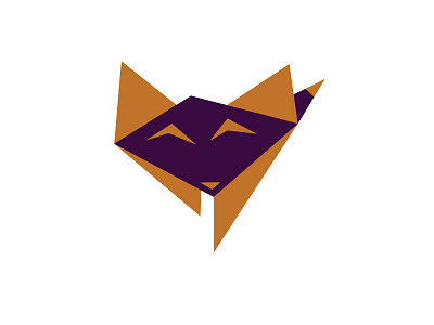Baby fox origami design