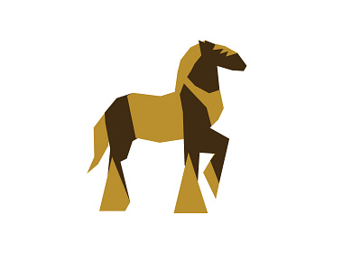 Horse origami design