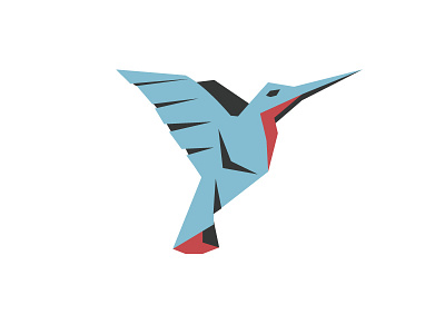 Hummingbird origami design