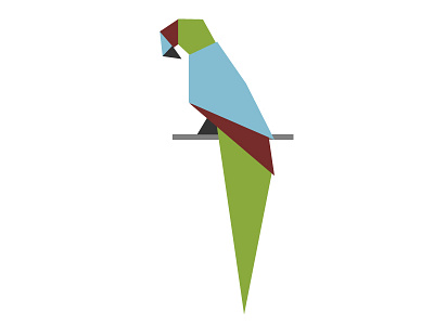 Parrot origami design
