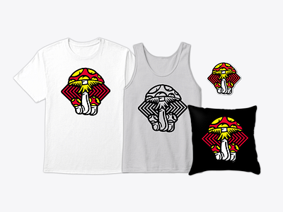 Amanita Stencil Merch Kit