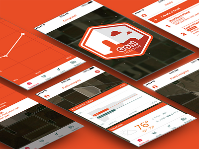 Farming App app data visualization farming ios6 uiux