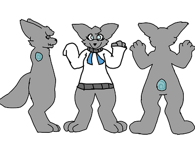 my fursonas ref sheet