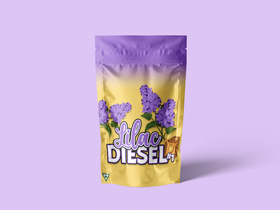 Lilac Diesel Cannabis Mylar