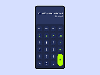 Phone calculator